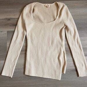 Open Edit Cream Sweater size M